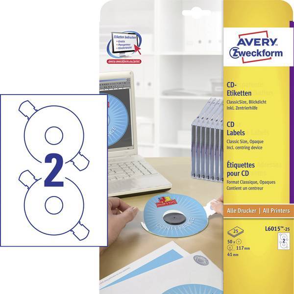 CD Labels Classic Size