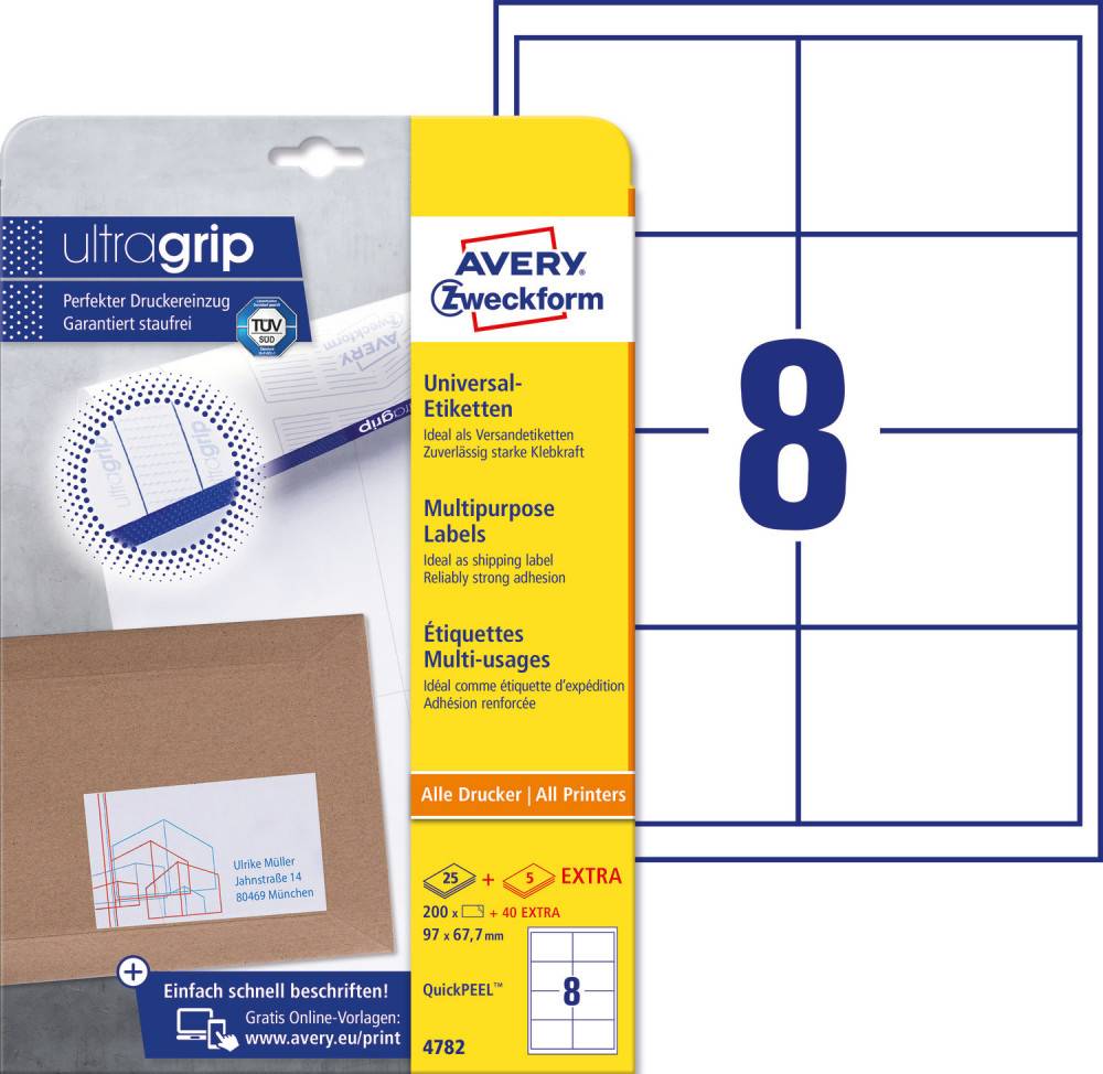 Universal Labels A4