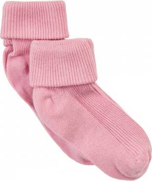 Minymo Baby Rib Sock 2-pack - Rose (5068 R-509)