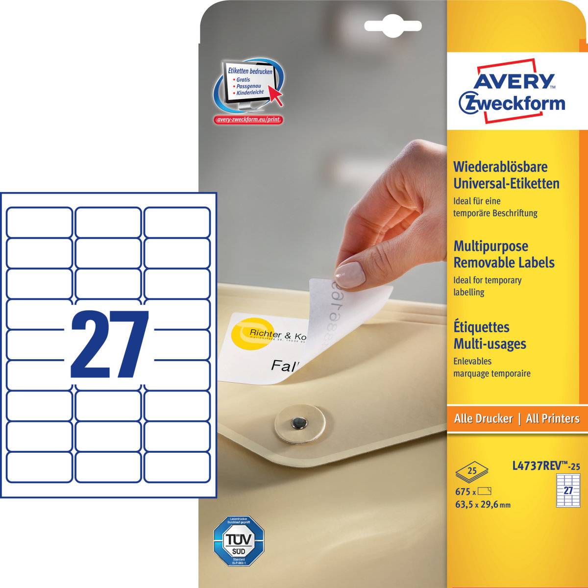 Multipurpose General-use Labels