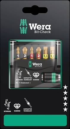 Wera set Wera Assorted Bit Set 6 Piece