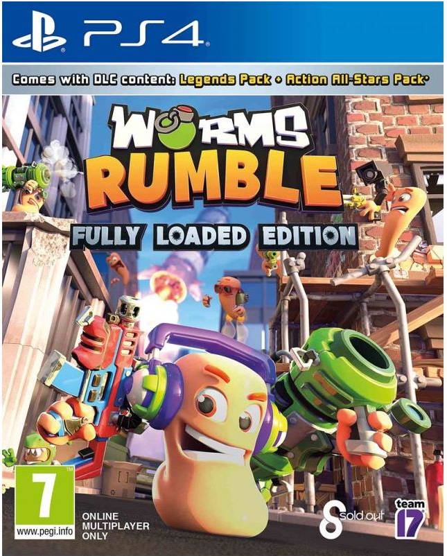 Ps4 racing games Worms Rumble Fully Loaded Edition Ps4