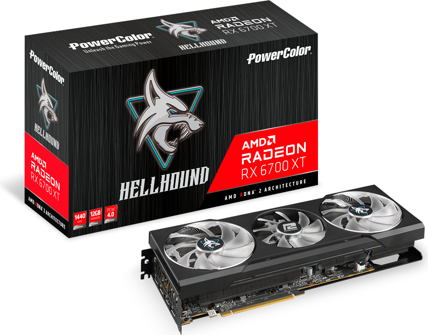 Powercolor Radeon RX 6700 XT Hellhound 12GB