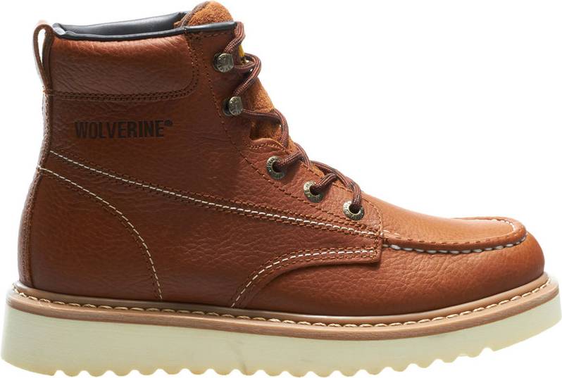 Work boots for men Wolverine Moc-Toe Work Boot - Tan