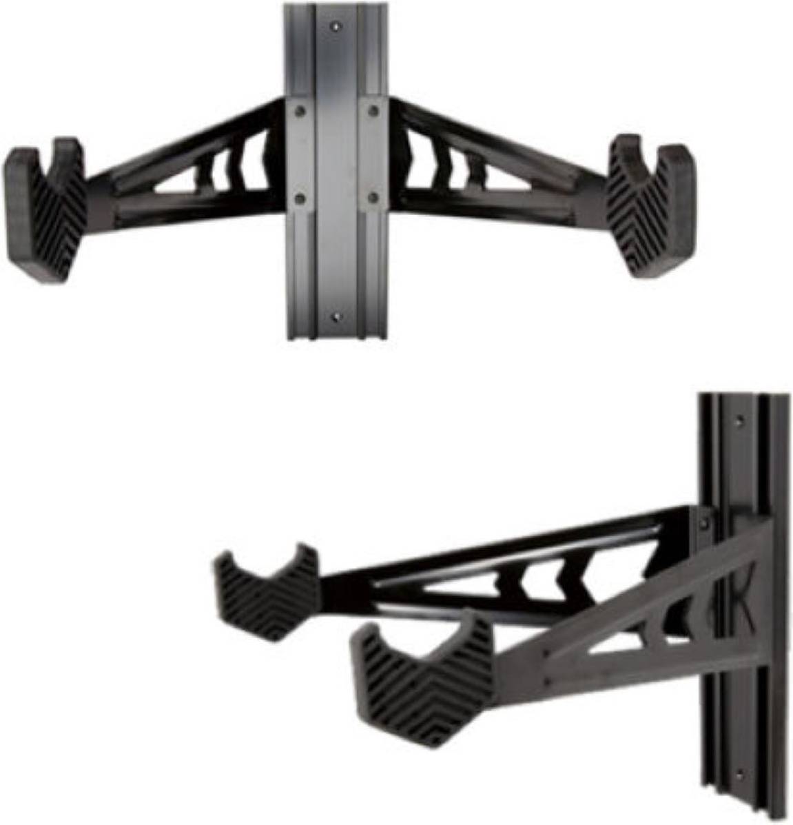 Feedback Sports Wall Rack Veggstativ Sort