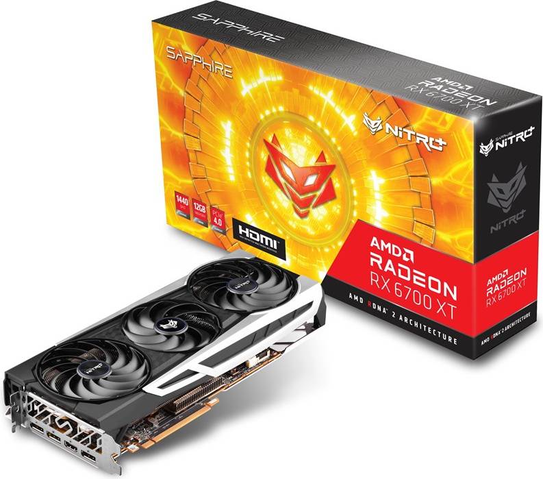Sapphire Nitro+ AMD Radeon RX 6700 XT 12GB GDDR6 Graphics Card