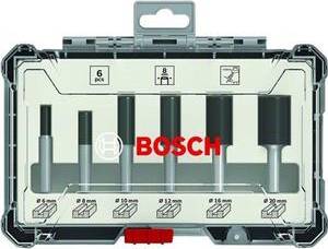 Bosch 2 607 017 467 Straight Router Bit 6pcs
