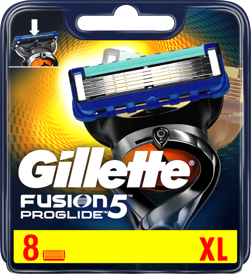 Gillette proglide blades Gillette Fusion5 Proglide Razor Blades 8 Refills