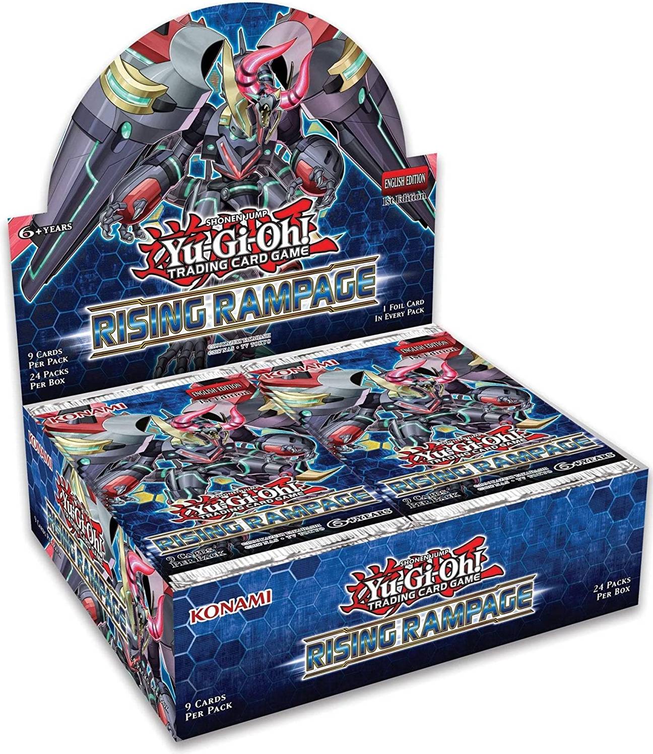 Yugioh Konami Yu-Gi-Oh! Rising Rampage 24 Booster Packs