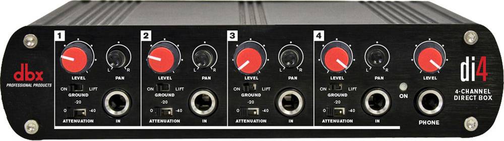 4 channel mixer DBX Di4 4-Channel Active Direct Box