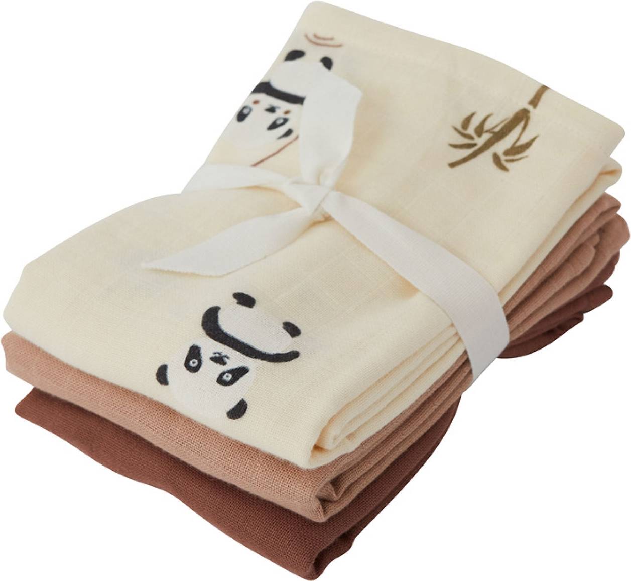 Muslin Square 3-pack Panda