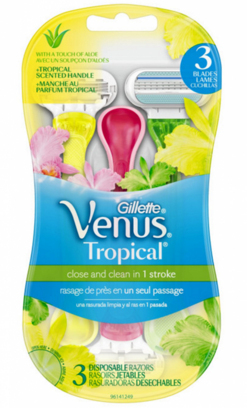 Gillette Venus Tropical 3-Blade Disposable Razor 3 Count