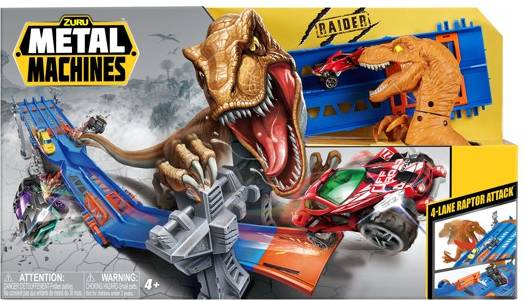 Zuru Metal Machines 4 Lane Raptor Attack Set