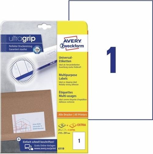 Multipurpose General-use Labels A4