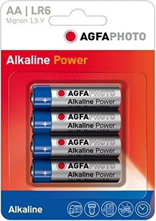 Alkaline aa batterier AgfaPhoto Alkaline AA Compatible 4-pack