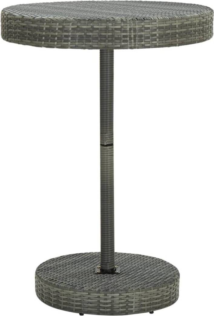 vidaXL Rattan Side Table - 75.5 cm