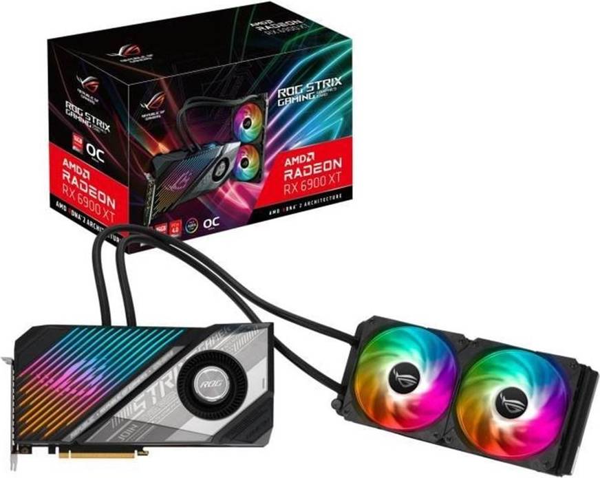 ASUS Radeon RX 6900 XT ROG Strix Gaming LC Top HDMI 2xDP 16GB