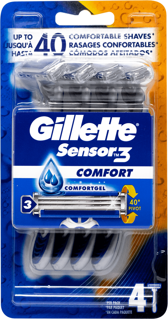 Gillette Sensor 3 4uds