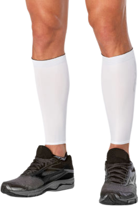Compression Calf Guard White