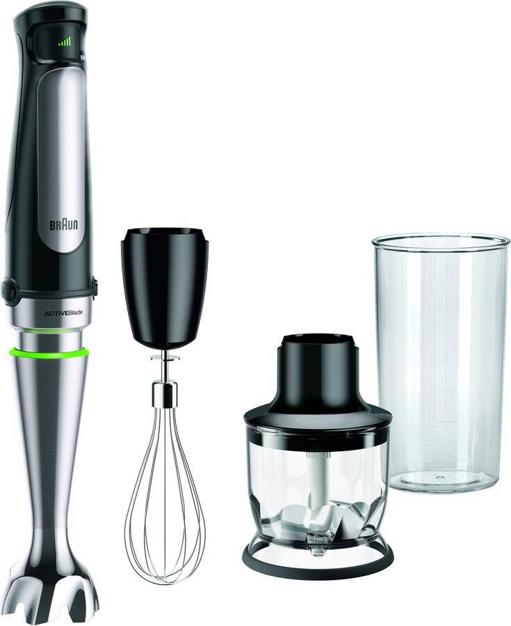 Braun MultiQuick 7 MQ 7025X stavblender i sort