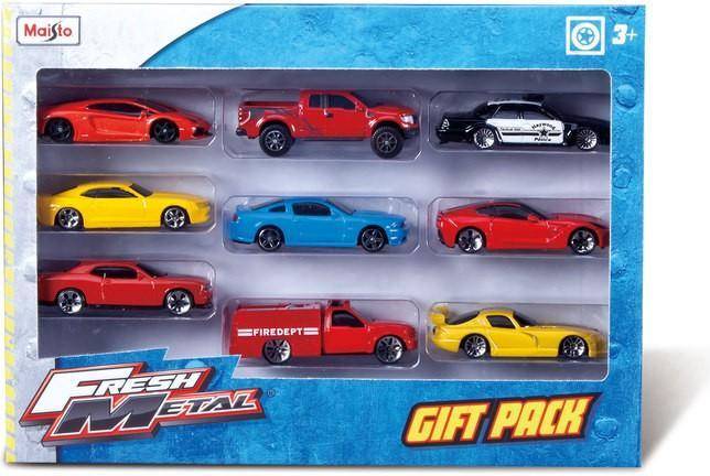 Fresh Metal Cars 9pcs Assorted