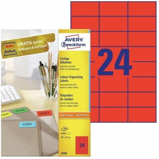 Avery Red Labels