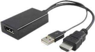 MicroConnect HDMI/USB A-DisplayPort M-F Adapter