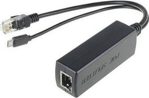 MicroConnect MC-POESPLITTER RJ45 - RJ45/USB B Micro Power Splitter Adapter F-M