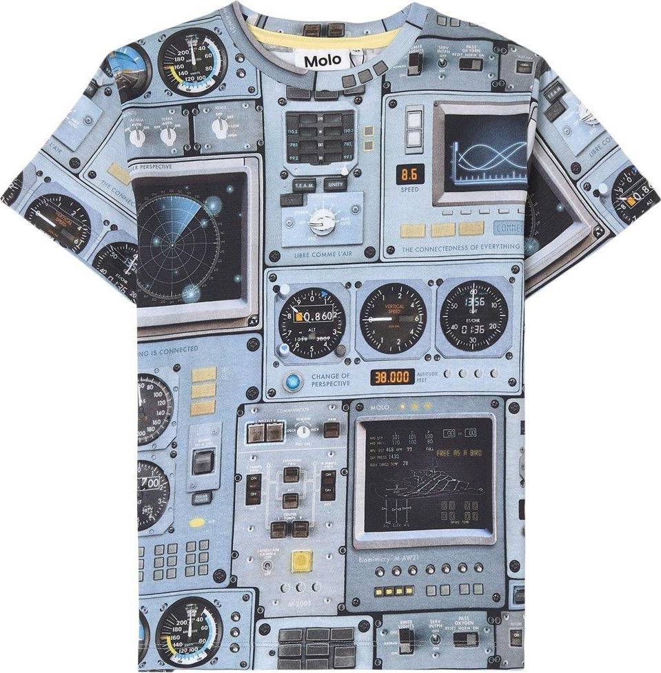 Molo Rasmus T-shirt Cockpit - Blue