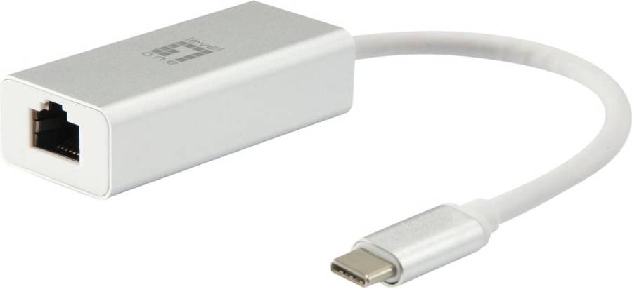 LevelOne USB C - RJ45 M-F Adapter
