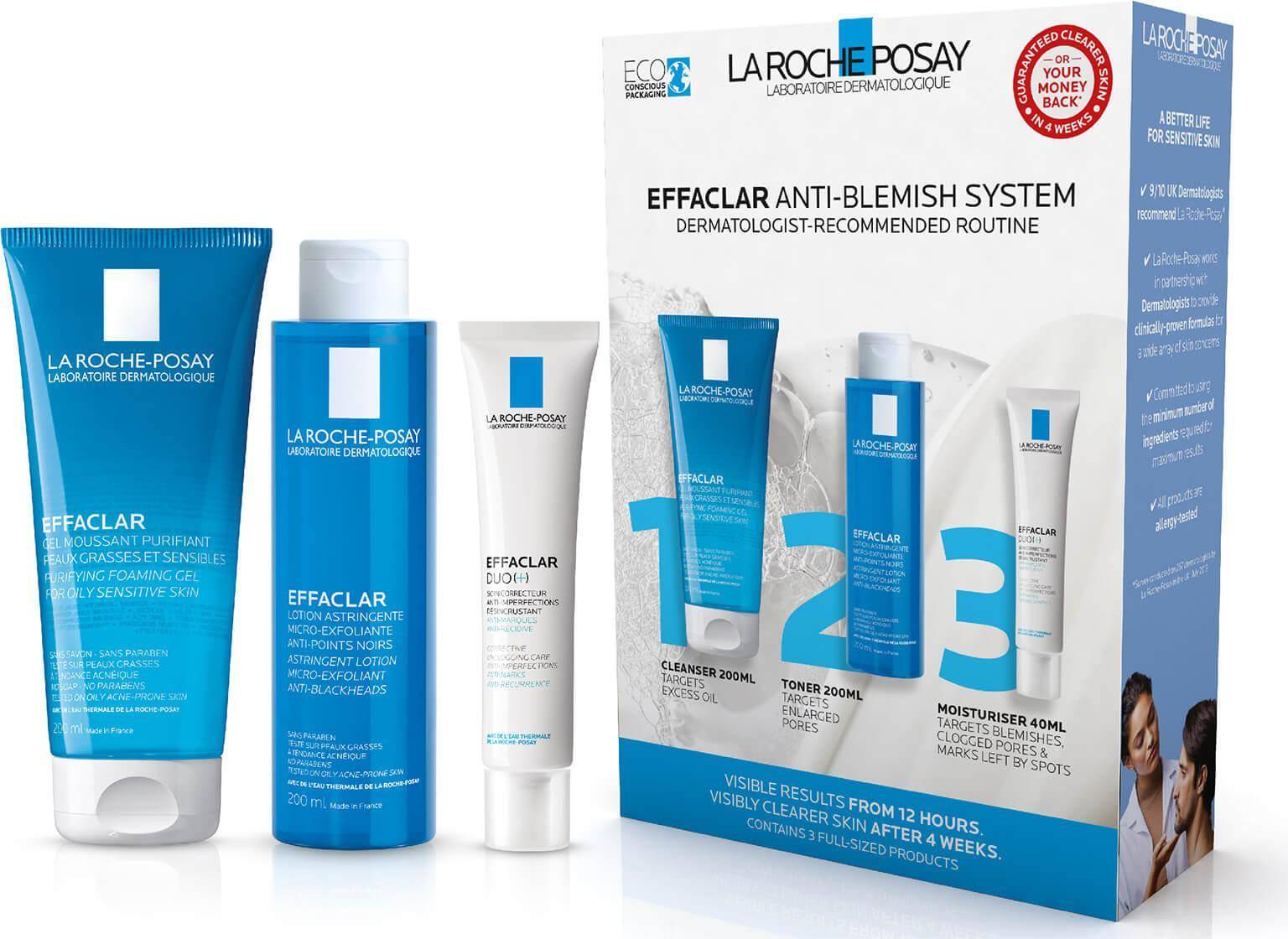La Roche-Posay Effaclar 3-Step Anti Blemish System Kit
