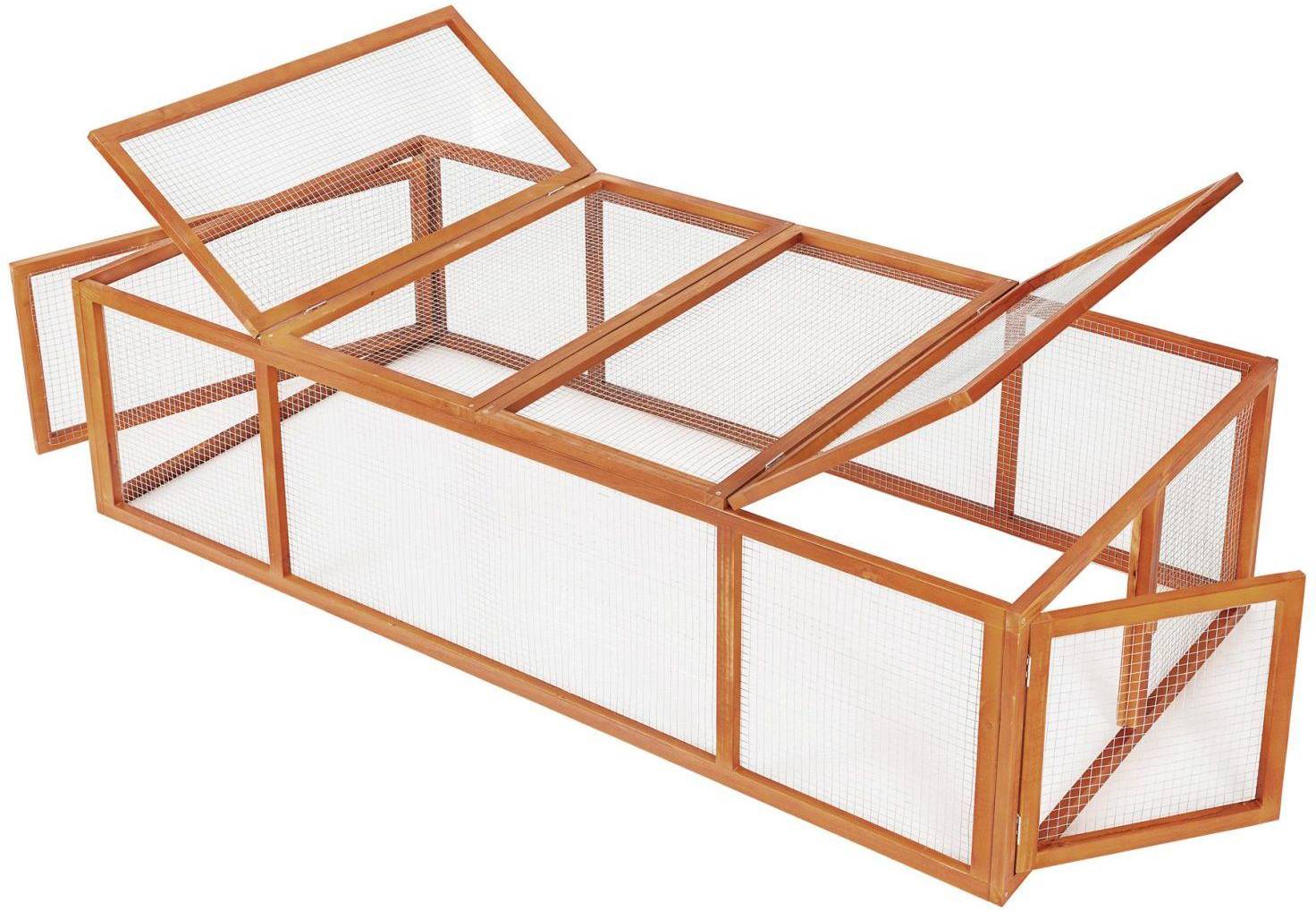 tectake Rabbit Cage 181x90x48cm