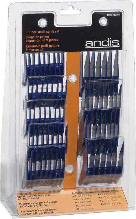 Andis Small Comb Set 9pcs