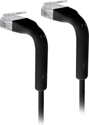 Ubiquiti Cat6 U/UTP RJ45 - RJ45 M-M Black 0.3m