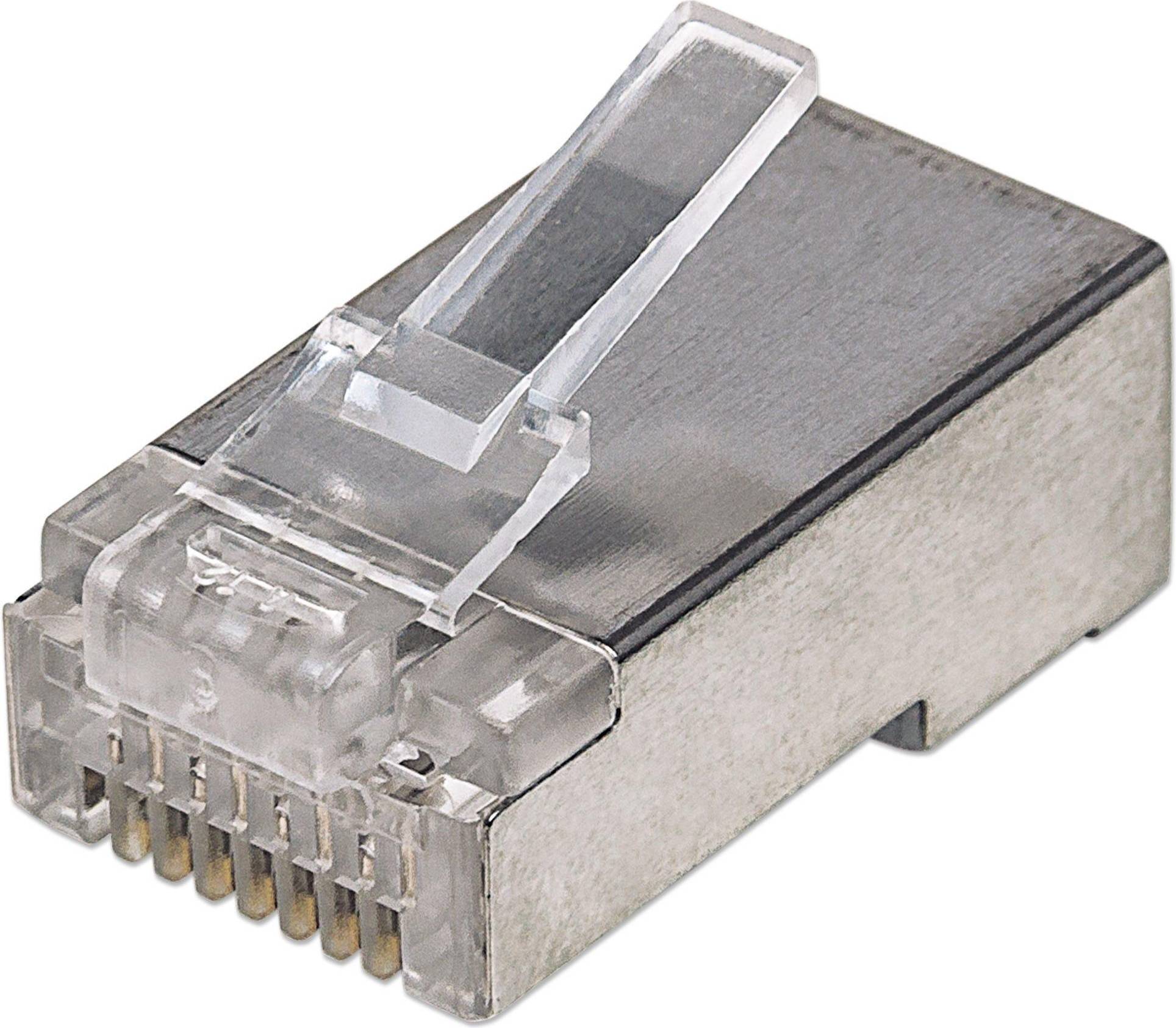 Mono 100 Intellinet RJ45 Cat5e STP Mono Adapter 100 Pack