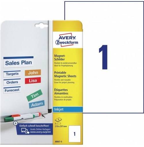Avery Magnet Signs Inkjet