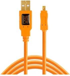 Tether Tools USB A-USB Mini-B 8 Pin 2.0 4.6m