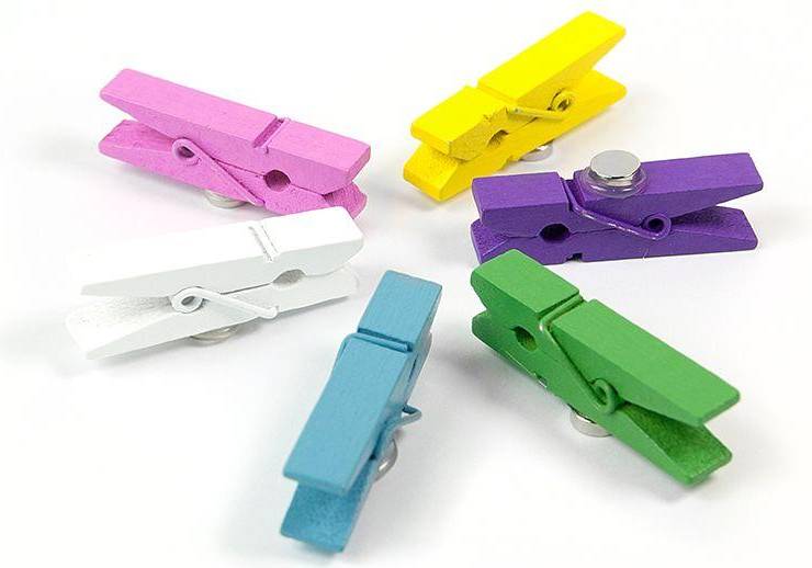 Magnets Color Clip 6-pack