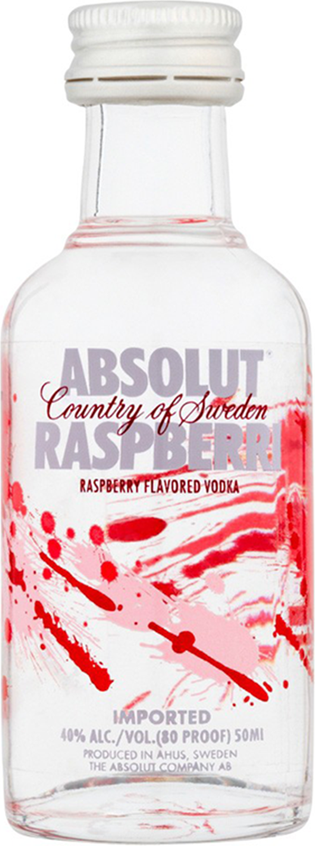 Absolut vodka Absolut Raspberri Vodka Miniature 40% 5cl