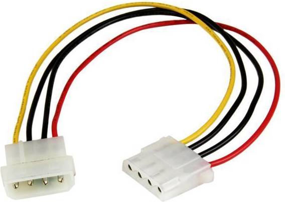 StarTech LP4-LP4 M-F Cable Adapter 0.3 m