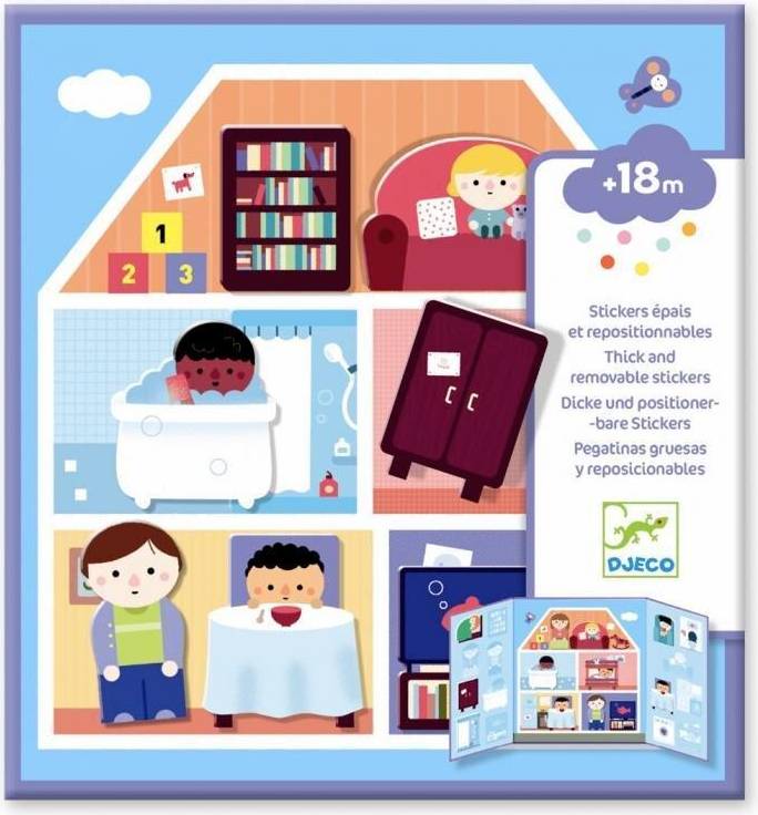 Stickers Reusable House