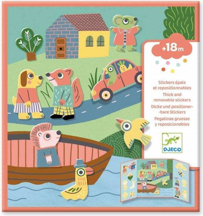 Stickers Reusable Animals