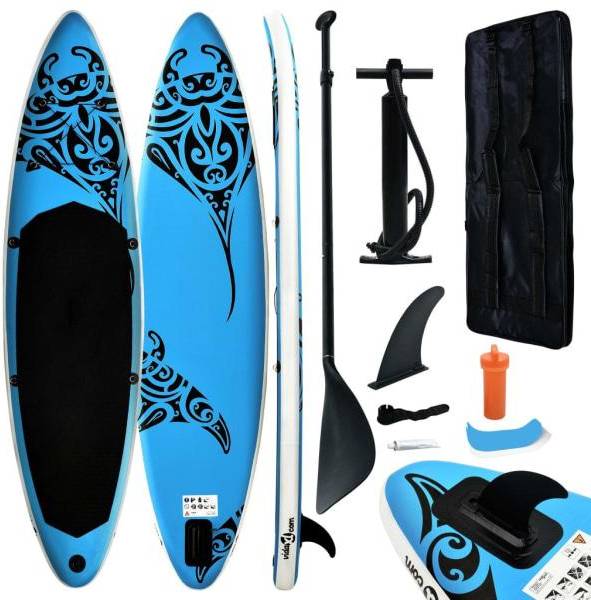 Inflatable paddle board vidaXL Inflatable Stand Up Paddleboard Set