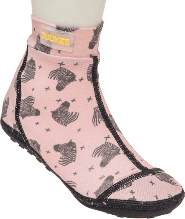 Duukies Badesokker Zebra Raspberry 30-31 Rosa