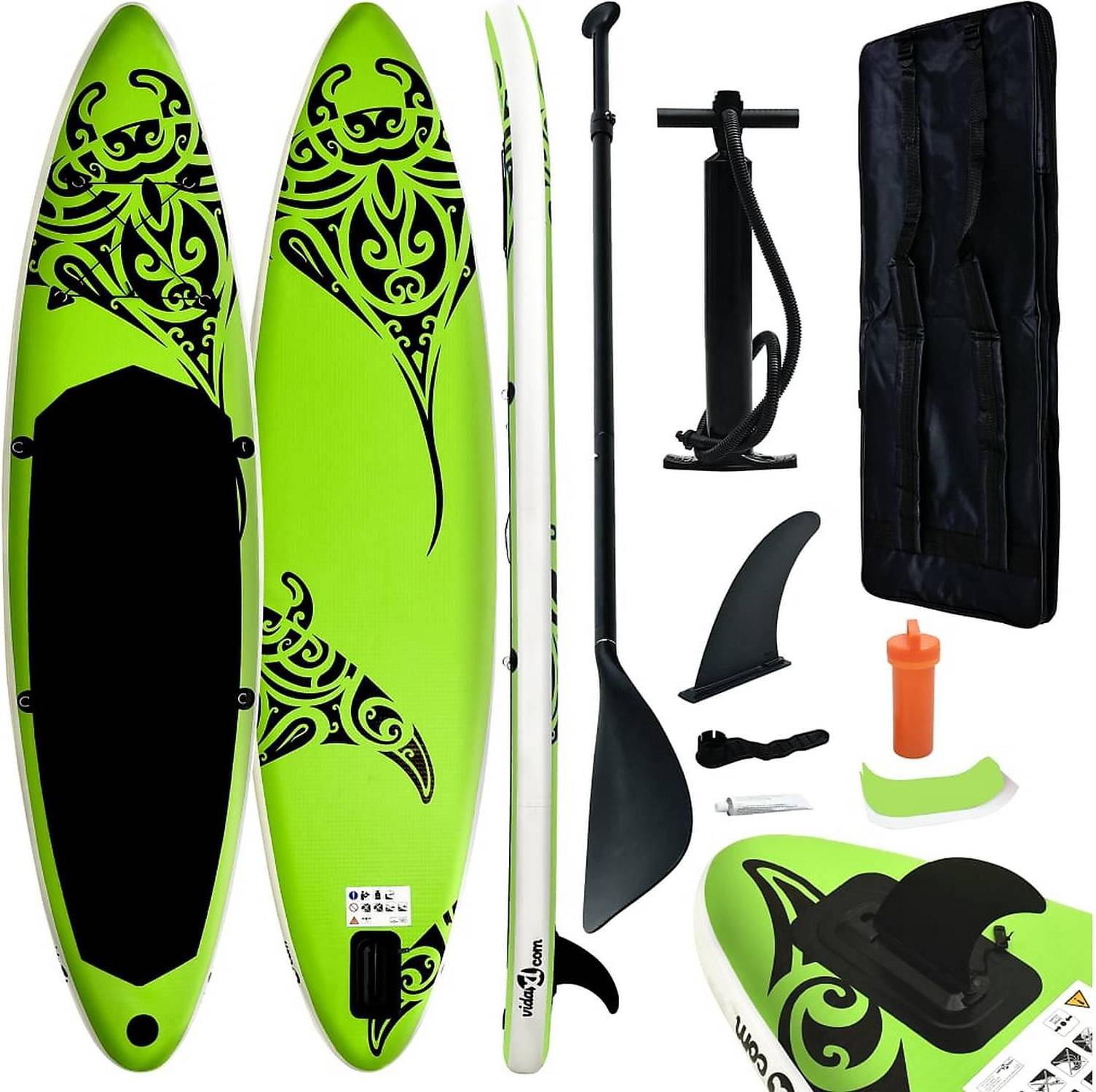 Paddleboard vidaXL Inflatable Stand Up Paddleboard Set