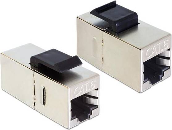 DeLock Keystone RJ45-RJ45 STP Cat6 F-F Adapter
