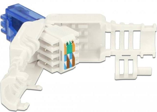 DeLock RJ45 UTP Cat6 Mono Adapter 2 Pieces