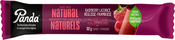 Panda Natural Raspberry Licorice 32g