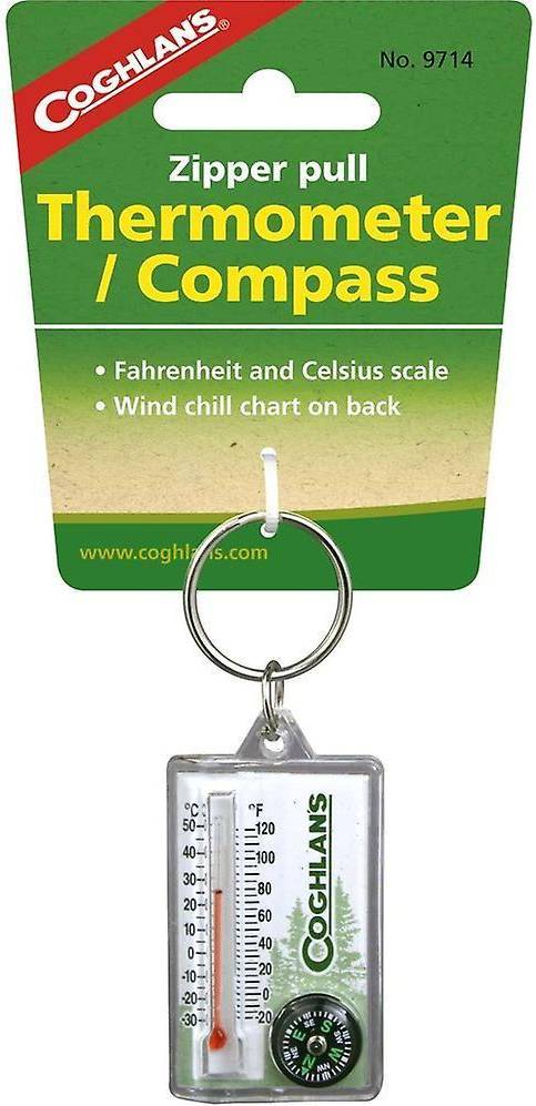 Thermometer & Compass Key Ring