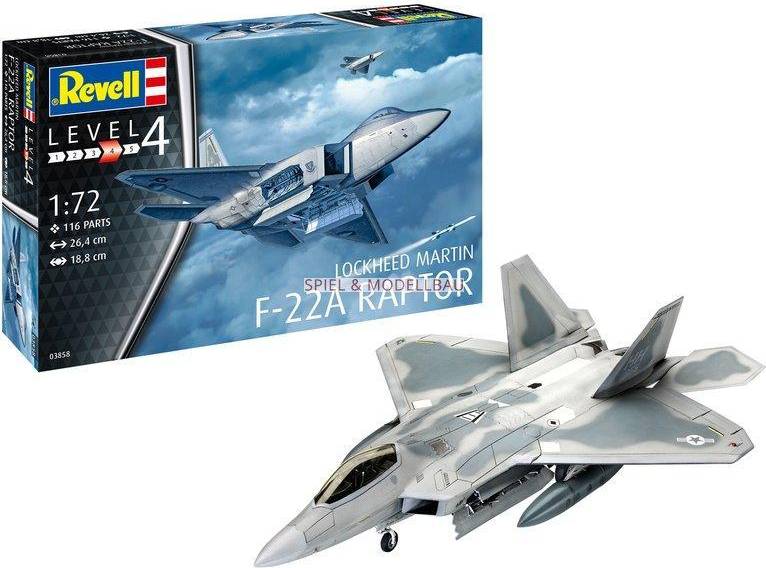 Revell Lockheed Martin F-22A Raptor 1:72